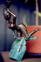 'Swimming Nude' 2002 by Pamela Van Kirk