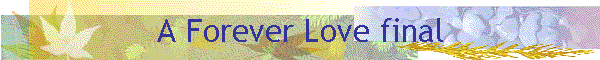 A Forever Love final