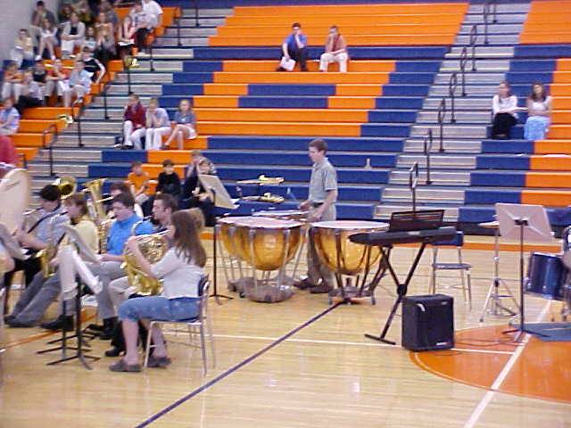 Jake Miller on the Timpani