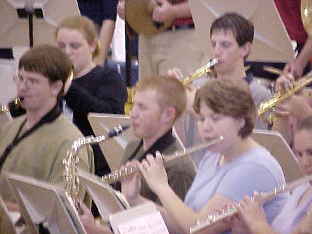 Jordan Wysong on Saxophone