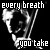 The Police: "Every Breath You Take"
