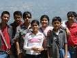 with my brothers and cousins