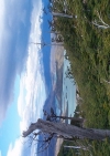 Blick ins Tal aufs Campamento Pehoe