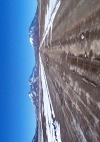 ...Schnee auf der Piste.