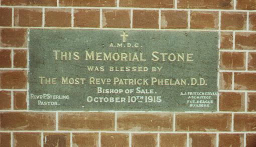Dedication Stone