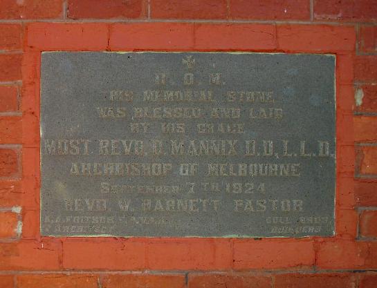 Dedication Stone