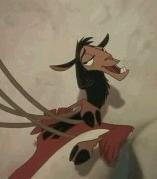 TRICK QUESTION! This is a DRAWING of a llama from The Emperor's New Groove , which I do not own so please don't sue me.