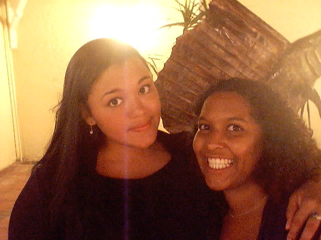 Myself and my partner in crime: Nina @ a party we didn't want to be at...hmm...isn't that how me met?