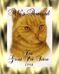Great Pet Site Award
