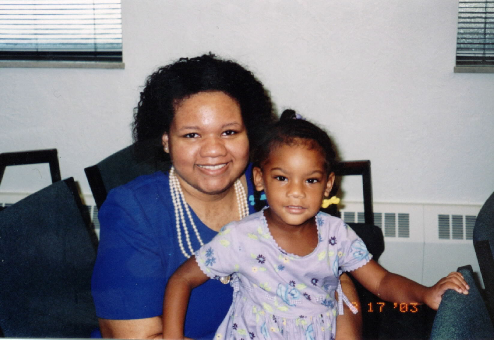 Kaia and me at the Kingdom Hall