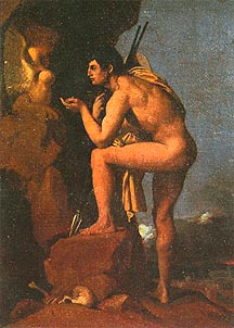 Oedipus by Ingres
