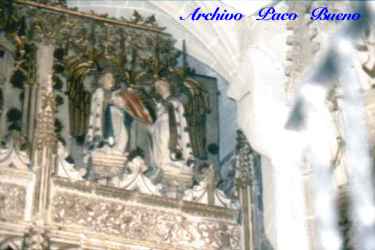 Detalle del retablo de la Capilla de los Sagrados Corporales