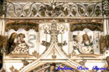 Detalle del retablo de la Capilla de los Sagrados Corporales