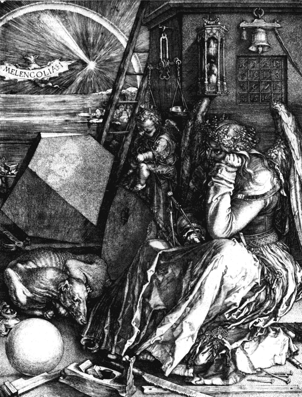 Melancolia I, A. 
Dürer 1514
