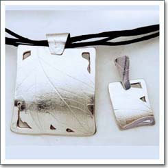 Conjunto improntas en plata 925