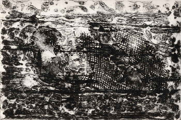 Collografia, pirografia - senza titolo. Autore: Paolo Chirco