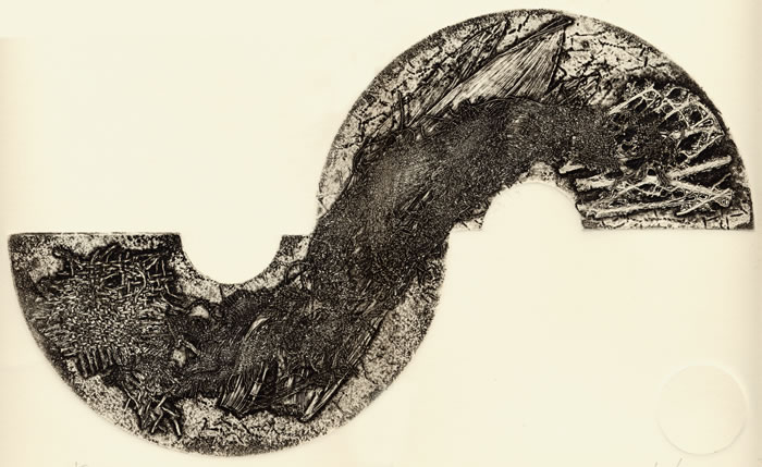 Collografia - senza titolo. Autore: Paolo Chirco