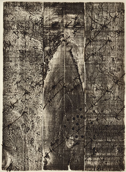 Xilografia, pirografia - senza titolo. Autore: Paolo Chirco