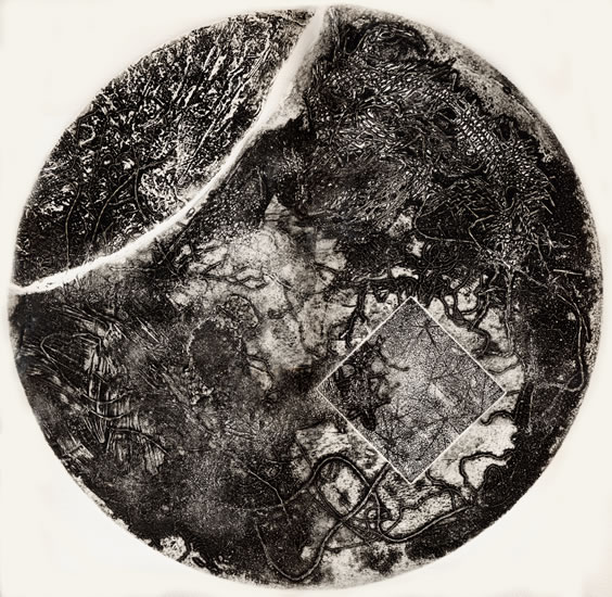 Collografia, ceramolle - senza titolo. Autore: Paolo Chirco