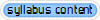 syllabus content