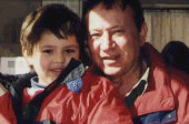 Diego Jorreto junto a su Padre