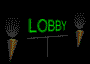 Exit to the lobby.