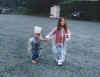Alex and Sarah in the Rain October 2000.jpg (75643 bytes)