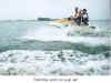 Tokimitsu and I on a jet ski subtitled.jpg (64552 bytes)