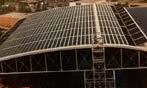 Natatorium: 10,000 square foot solar heating system 