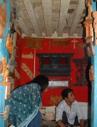 The wood worker we bought a  souvinier from