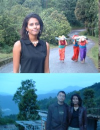 Nepali ladies carrying Veggies to sell in the lower valley