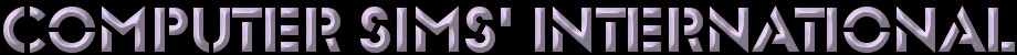 Computer Sims International (CSI)