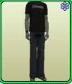 CGW Black Male Shirt