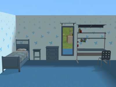 Hemnes Desk Collection Blue