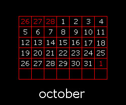 October