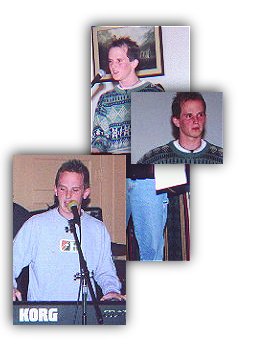 Brandon C. plays keyboard and sings vocals