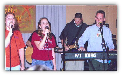 Having a blast praising the Lord!