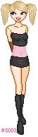 I made this doll for my friend, it's her Pheonix character. The doll's name is Ika.