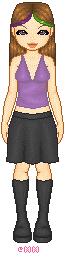Tryxie, in, her normal casual outfit, equipped with combat boots!