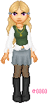 Tryx in her school uniform! Equipped with her mandatory combat boots! :D
