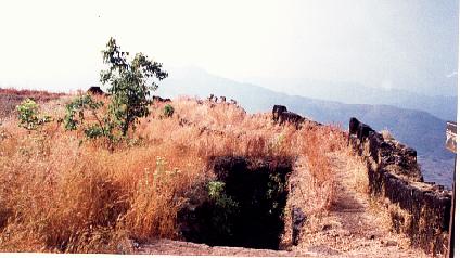 Entry way to first level of the Fort