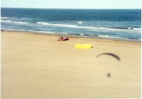 Volando en Pinamar