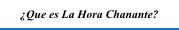 �Qu� es La Hora Chanante?