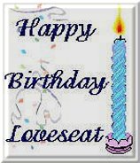 Happy Birthday Loveseat