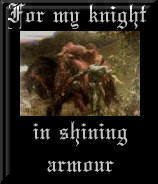 For my knight in shining armour
