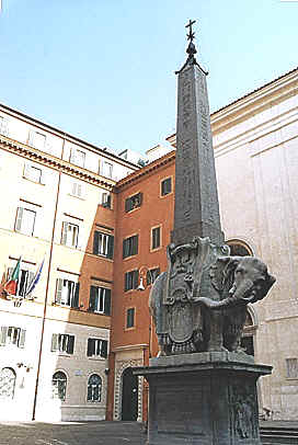 Bernini's elephant Piazza della Minerva
