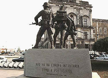 The statue at Mafra