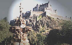 Ross Fountain with Castle in background