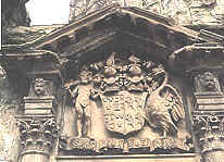 Tomb inside Augustinian Abbey  with the inscription"Sans Peur Je Pense"