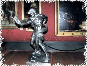 Athlete Wrestling with Python -- Lord Leighton